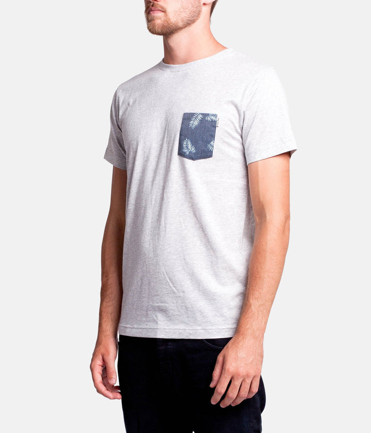 OCEAN ST T-SHIRT  GREY MARLE