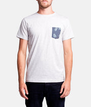 OCEAN ST T-SHIRT  GREY MARLE