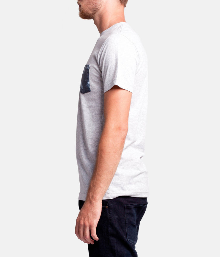 OCEAN ST T-SHIRT  GREY MARLE