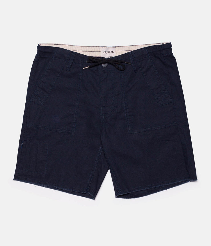 LINEN BUNKER WALKSHORT NAVY