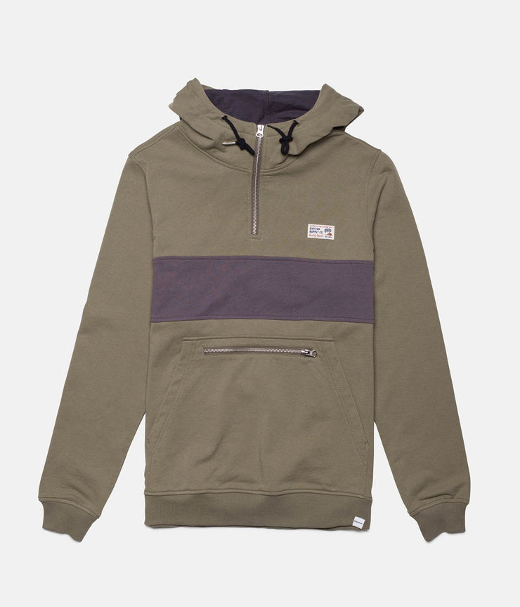 HUDSON HOOD OLIVE