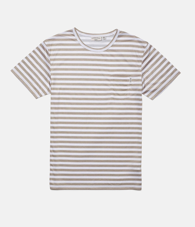 EVERYDAY STRIPE T-SHIRT SAND