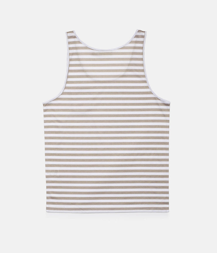EVERYDAY STRIPE SINGLET SAND