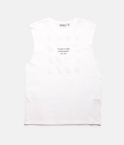 RHYTHM FIN COLLECTOR TANK WHITE FRONT