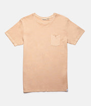 RHYTHM EVERYDAY WASH T-SHIRT VINTAGE PEACH FRONT