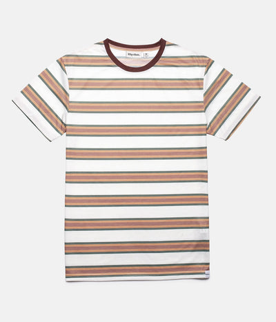 RHYTHM EVERYDAY STRIPE T-SHIRT JAVA FRONT