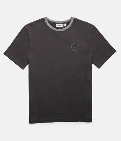 RHYTHM ARCHIE T-SHIRT CHARCOAL FRONT