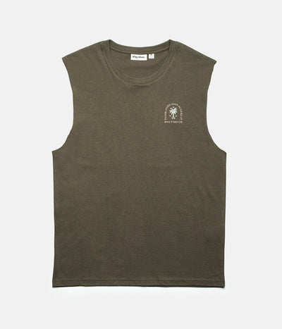 RHYTHM DATE PALM TANK OLIVE FRONT