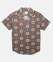 RHYTHM BAJA SS SHIRT TEAL FRONT