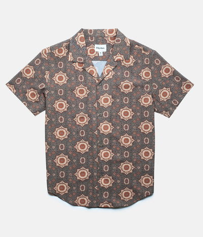 RHYTHM BAJA SS SHIRT TEAL FRONT