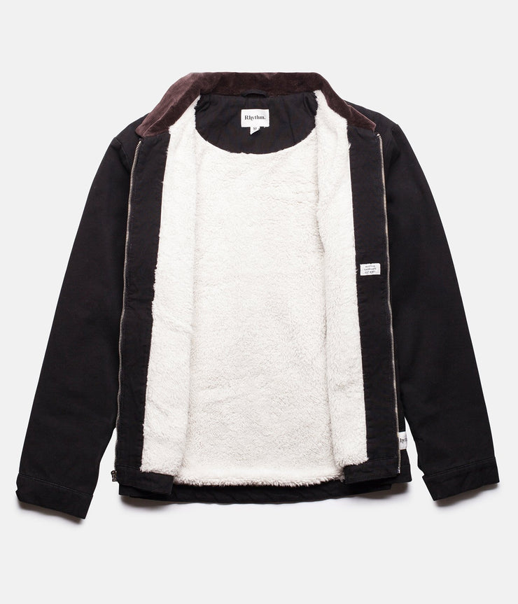 RHYTHM JAMES JACKET BLACK MODEL OPEN FRONT