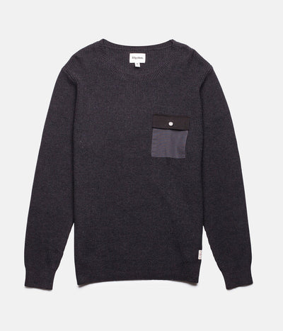 RHYTHM BUNKER KNIT BLACK FRONT