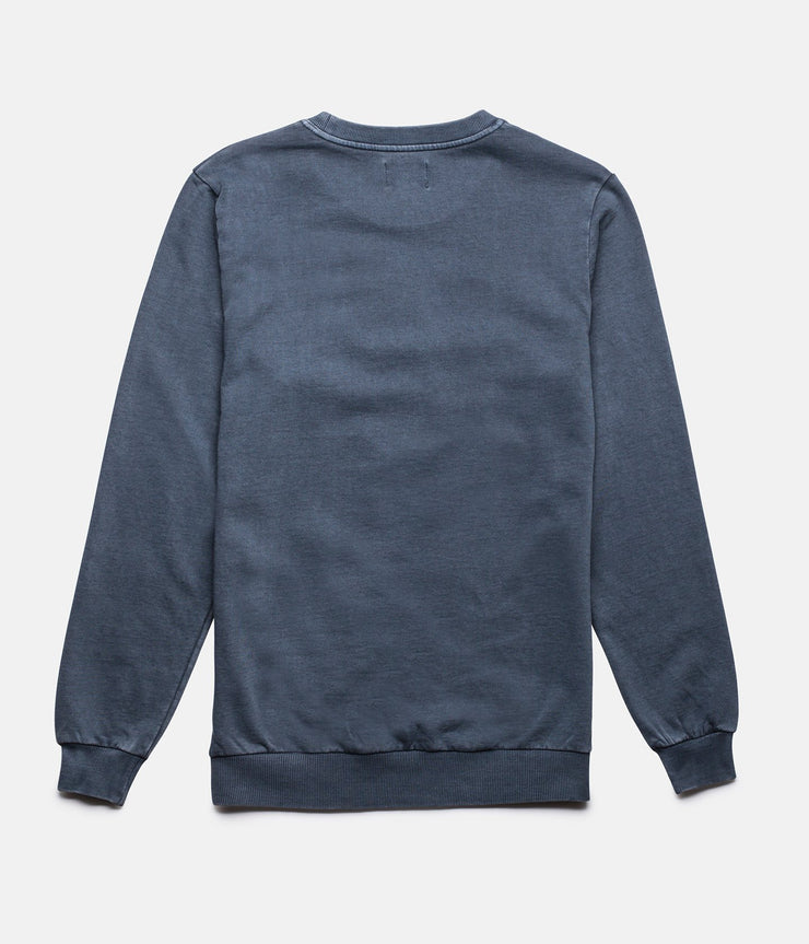 RHYTHM WASHED OUT PULLOVER VINTAGE NAVY BACK