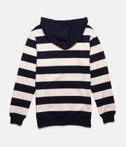 RHYTHM RUGBY STRIPE HOOD NAVY BACK