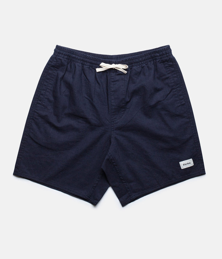 RHYTHM LINEN JAM NAVY FRONT