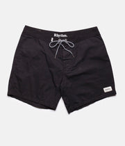 RHYTHM CLASSIC WASH TRUNK WASHED BLACK FRONT