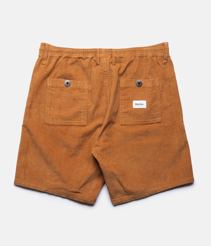 RHYTHM CORDUROY BUNKER WALKSHORT BURNT TOBACCO BACK