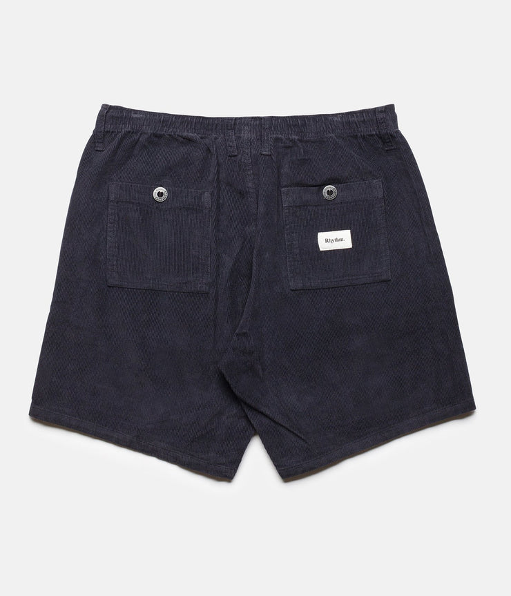 RHYTHM CORDUROY BUNKER WALKSHORT NAVY BACK