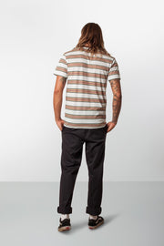 RHYTHM EVERYDAY STRIPE T-SHIRT JAVA MODEL BACK