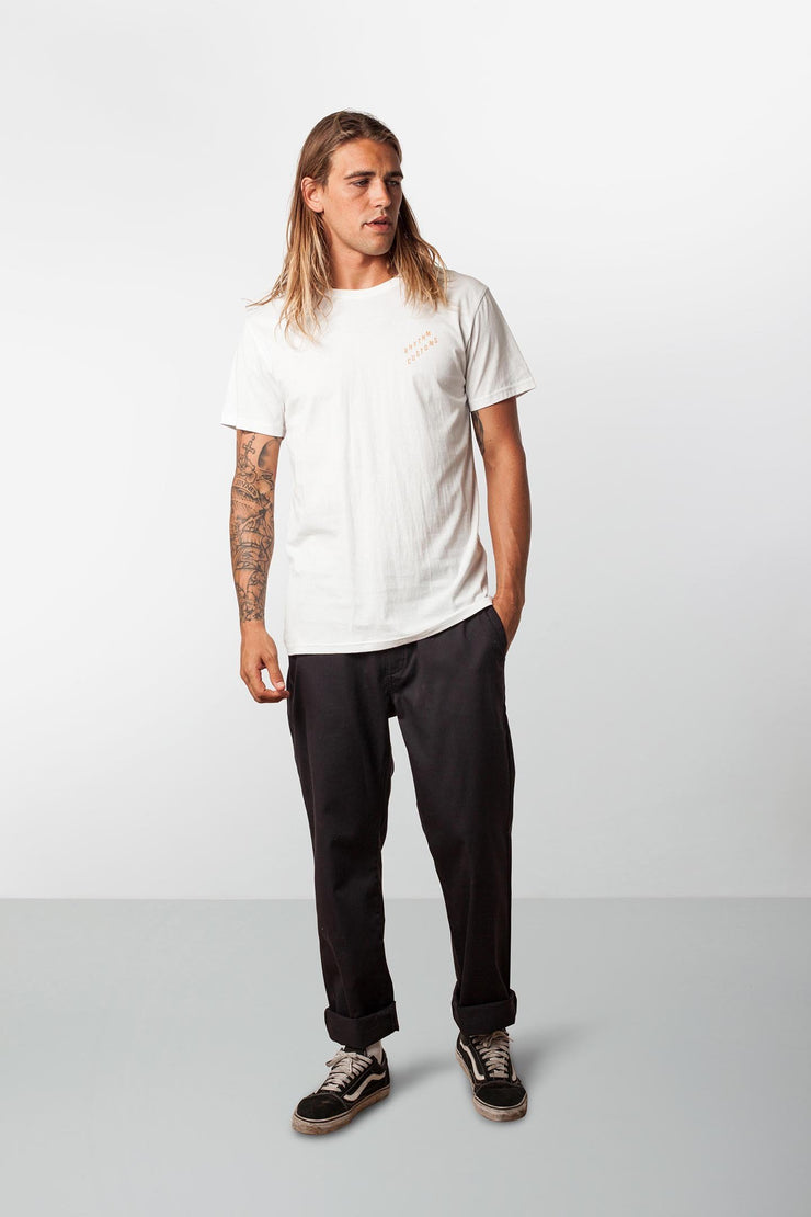 RHYTHM CAMERA COLLECTOR T-SHIRT WHITE MODEL FRONT