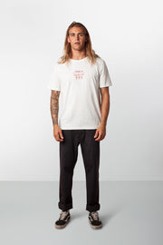 RHYTHM DAISY RADIO T-SHIRT WHITE MODEL FRONT