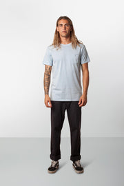 RHYTHM EVERYDAY WASH T-SHIRT VINTAGE CLOUD MODEL FRONT