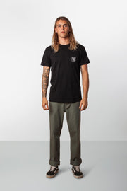 RHYTHM CAMERA COLLECTOR T-SHIRT BLACK MODEL FRONT