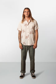 RHYTHM BARBADOS SS SHIRT JAVA MODEL FRONT