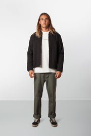 RHYTHM JAMES JACKET BLACK MODEL FRONT