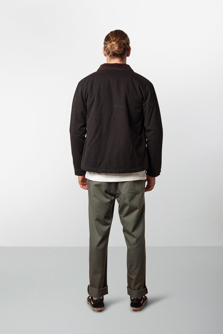 RHYTHM JAMES JACKET BLACK MODEL BACK