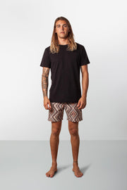 RHYTHM SHAMBALA BEACH SHORT DUSTY PEACH MODEL FRONT