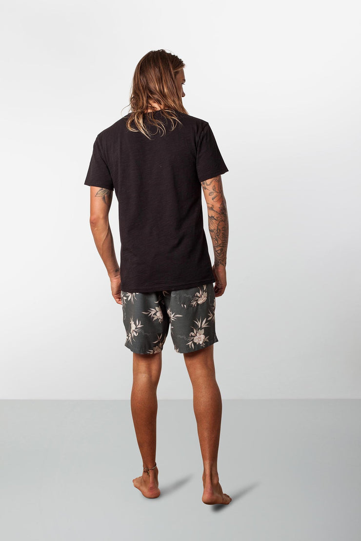 RHYTHM BARBADOS TRUNK BLACK MODEL BACK