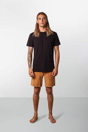 RHYTHM CORDUROY BUNKER WALKSHORT BURNT TOBACCO MODEL FRONT