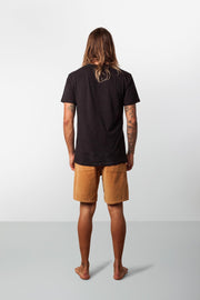 RHYTHM CORDUROY BUNKER WALKSHORT BURNT TOBACCO MODEL BACK