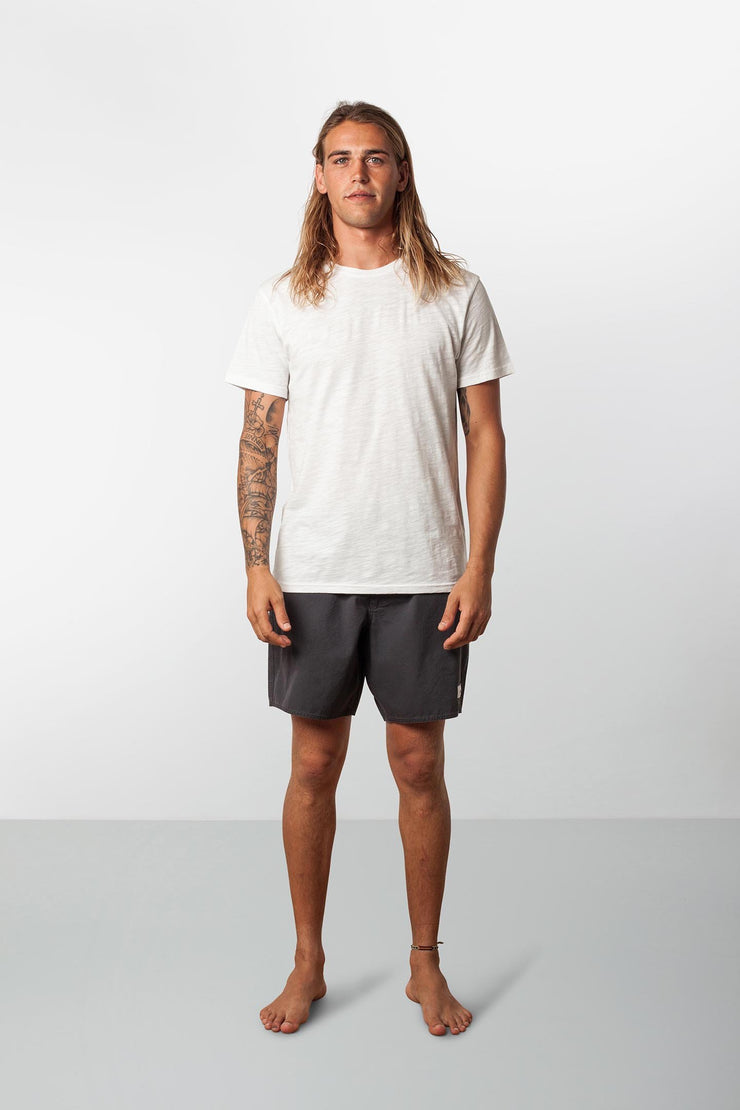 RHYTHM CLASSIC WASH TRUNK WASHED BLACK MODEL FRONT