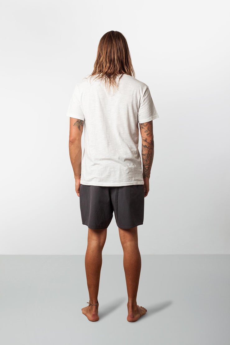 RHYTHM CLASSIC WASH TRUNK WASHED BLACK MODEL BACK