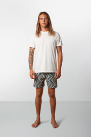 RHYTHM SHAMBALA BEACH SHORT NAVY MODEL FRONT