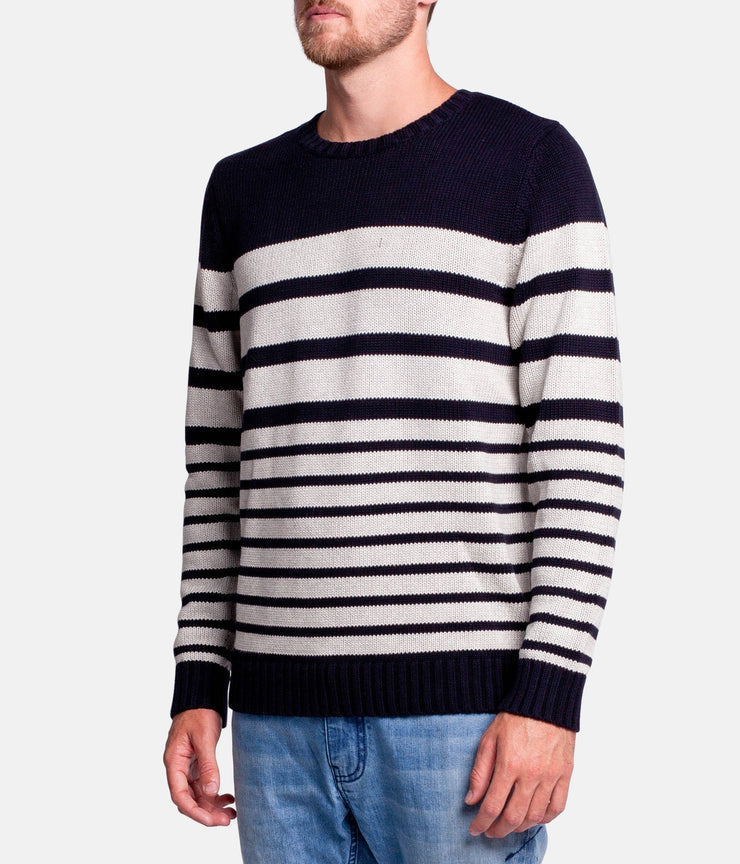 OLIVERS STRIPE KNIT NAVY