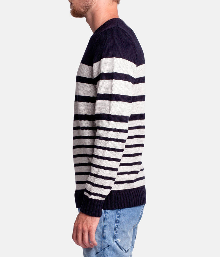 OLIVERS STRIPE KNIT NAVY