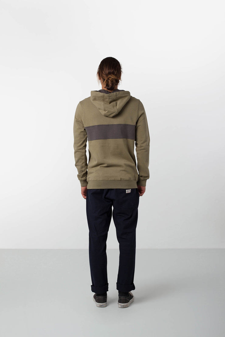 HUDSON HOOD OLIVE