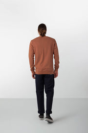 WASHED OUT PULLOVER DUSTED CLAY