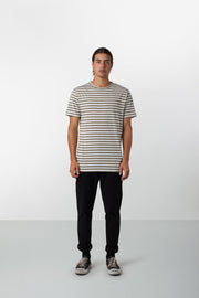 EVERYDAY STRIPE T-SHIRT CLASSIC OLIVE