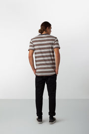EVERYDAY STRIPE T-SHIRT VINTAGE TOBACCO