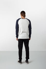 CONTRAST HENLEY NAVY / WHITE