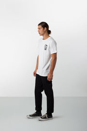 CRYING GLOBE T-SHIRT WHITE