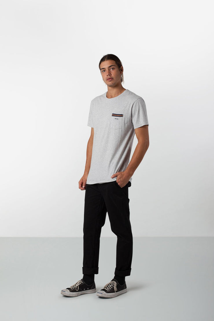 BRISTOL T-SHIRT GREY MARLE