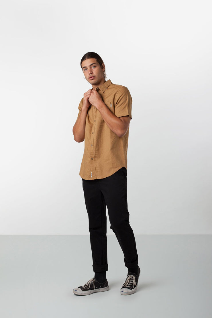 ELLIS SS SHIRT TAN