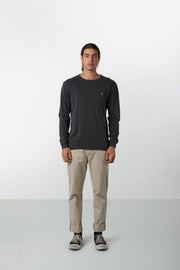 EVERYDAY WASH LS SHIRT CHARCOAL