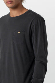 EVERYDAY WASH LS SHIRT CHARCOAL