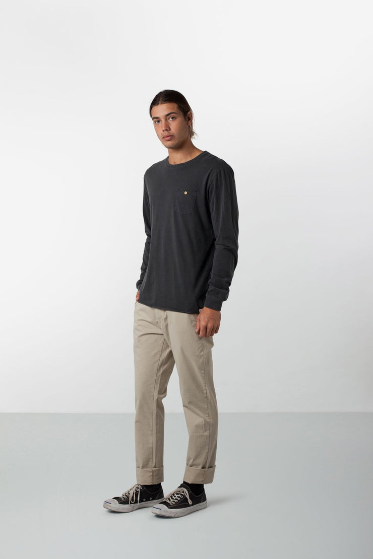 EVERYDAY WASH LS SHIRT CHARCOAL